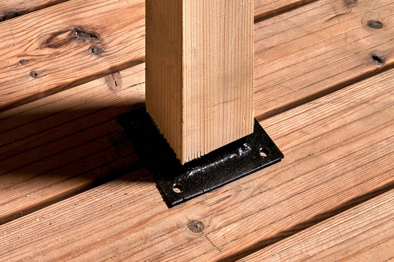 Casetta Box da Giardino 3,36x1,6 m con Pavimento e Tettoia Laterale in Legno Picea Massello 16mm Eden