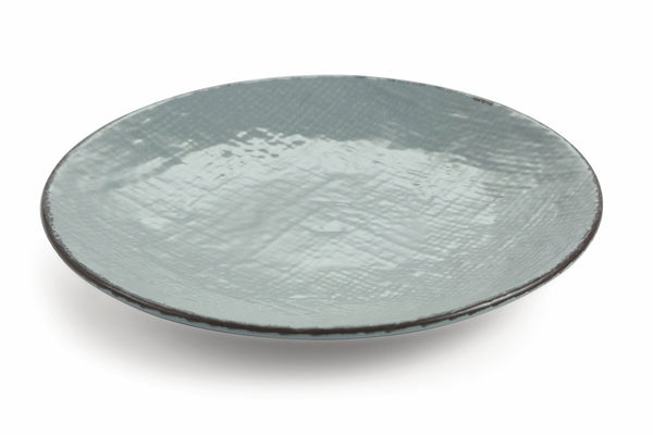 Set 6 Piatti Piani Ø26x3 cm in Gres Villa d'Este Home Tivoli Canapa Grigio Scuro sconto