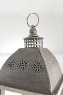 Set 2 Lanterne Alte da Giardino in Metallo Soriani