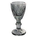 Set 6 Tazzine per Liquori Liquorini Prisma Stones in Vetro VdE Tivoli 1996 Grigio