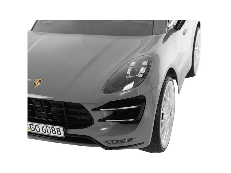 Macchina Elettrica Suv per Bambini 12V con Licenza Porsche Macan Silver