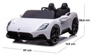 Macchina Elettrica per Bambini 12V con Licenza Maserati MC20 Bianca