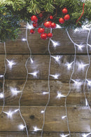 Tenda Luminosa Natalizia Bianca da Esterno-Interno Soriani 230V Varie Misure