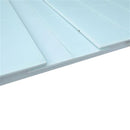 Tavolo da Giardino Estensibile Rettangolare in Alluminio con Top in Vetro Taddei Matar 150 Bianco