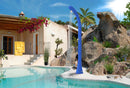Doccia Solare da Esterno Giardino 20L Miscelatore Arkema Happy One Blue Ocean