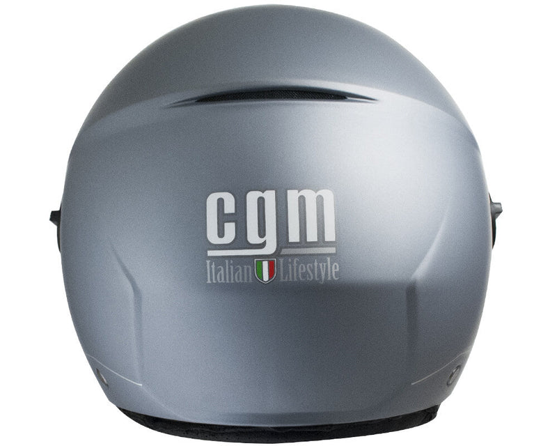 Casco Jet per Scooter Visiera Lunga CGM Florence 107A Giallo Fluo