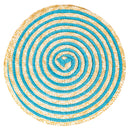 Set 6 Tovagliette Tonda in Rafia Ø39 cm Villa d'Este Home Tivoli Spiral