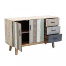 Mobile Felix 126x40x78 h cm in Legno Multicolor