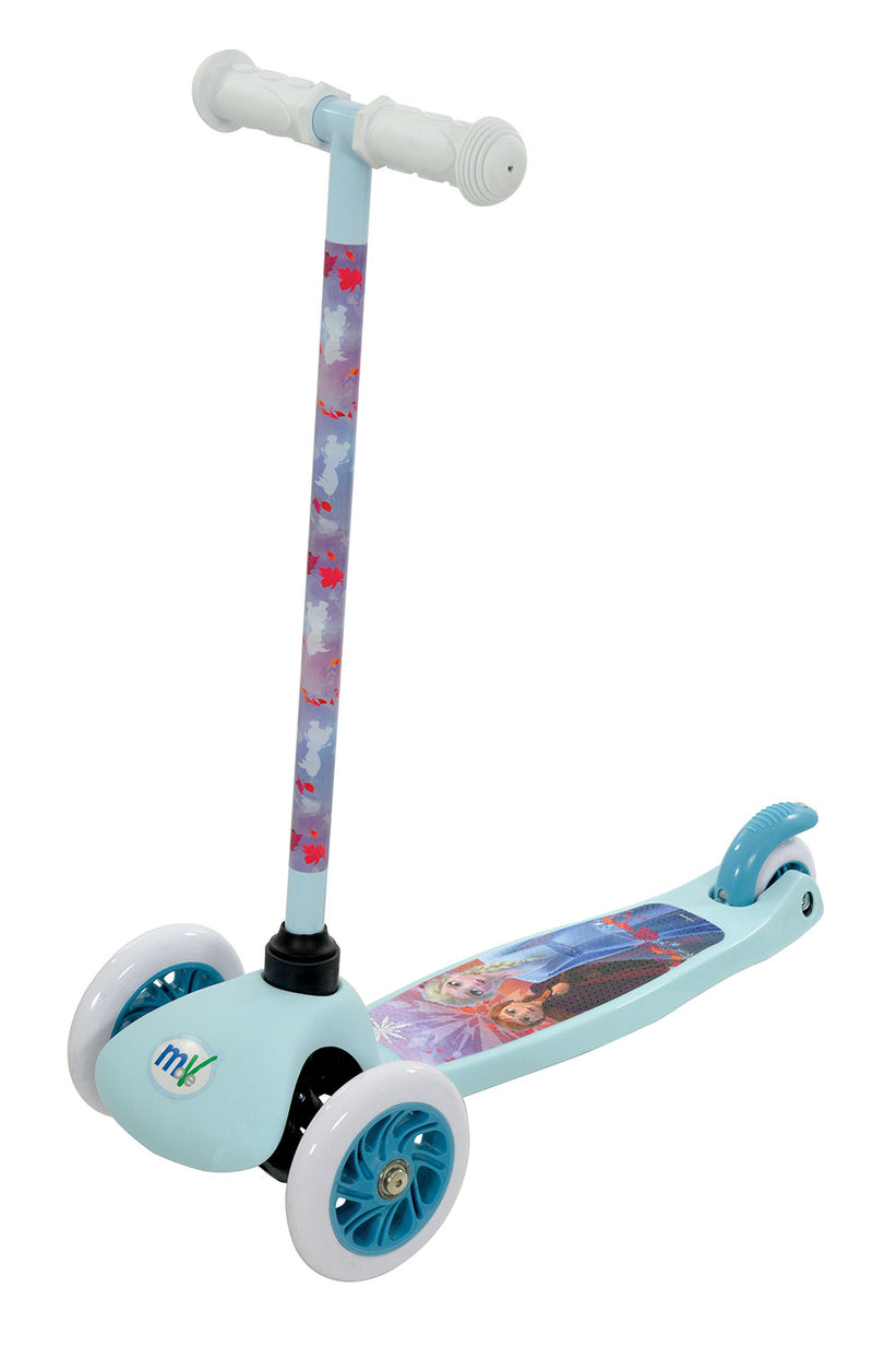 Monopattino Evolutivo a 3 Ruote con Cuscinetti ABEC-5 e Freno a Pedale Posteriore Disney Frozen Azzurro