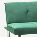 Divano Letto Clic Clac 171x75x73 cm in Tessuto Verde