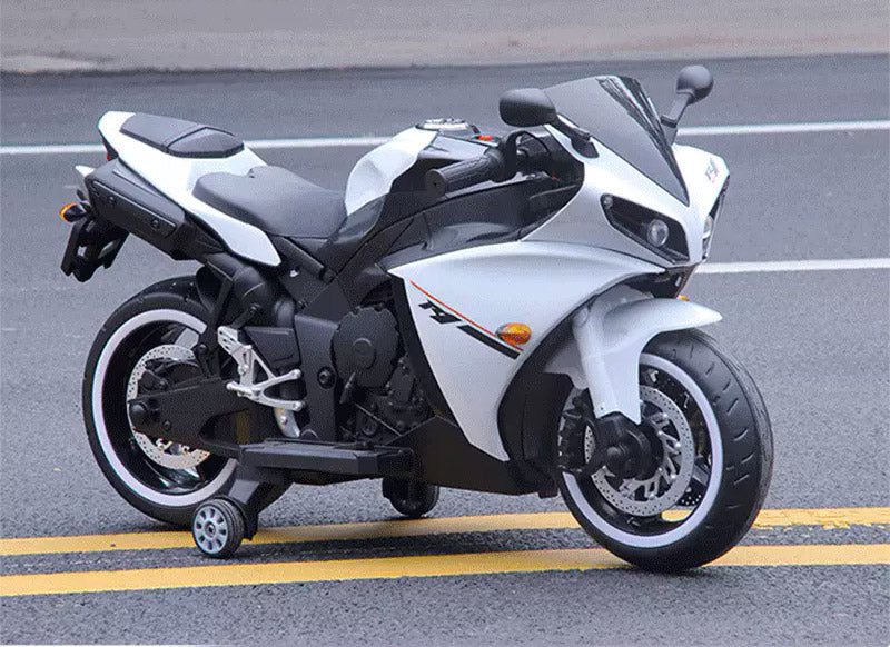 Moto Elettrica per Bambini 6V Kidfun Bianca