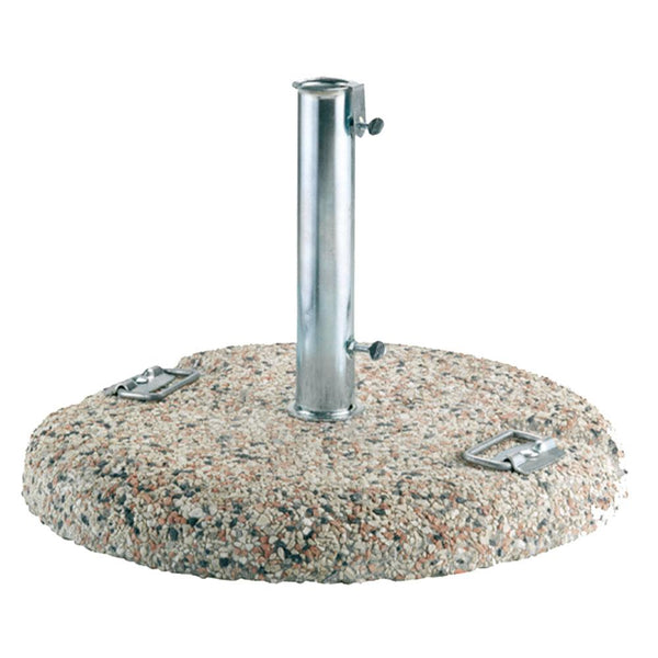 prezzo Base per Ombrellone Ø55 con Maniglie da Giardino in Graniglietto 50Kg Vorghini UnShake