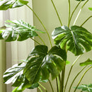 Pianta Artificiale Monstera da Interno e Esterno H180 cm con Vaso Verde