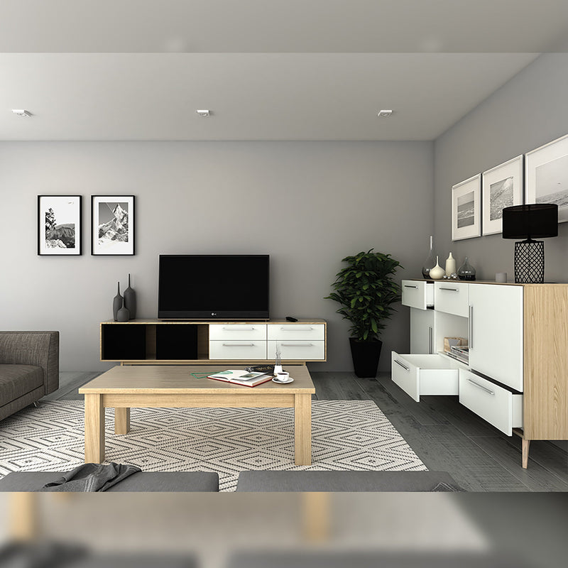 Cassetto Esterno Concept 30 Kg H138 mm P 400 Verniciato Bianco Acciaio Emuca