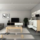 Cassetto Esterno Concept 30 Kg H138 mm P 450 Verniciato Bianco Acciaio Emuca