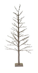 Albero di Natale Luminoso 186 LED in Carta H150cm Oro