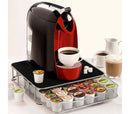 Cassetto Porta Capsule 31x29x6 cm 60 Posti in Metallo