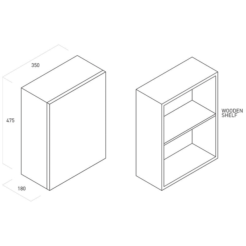 Mobile da Bagno sospeso Samoa 09 Laccato Bianco TFT