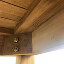 Tavolo per Giardino da Esterno Quadrato Bistrot 80x80 cm in Teak