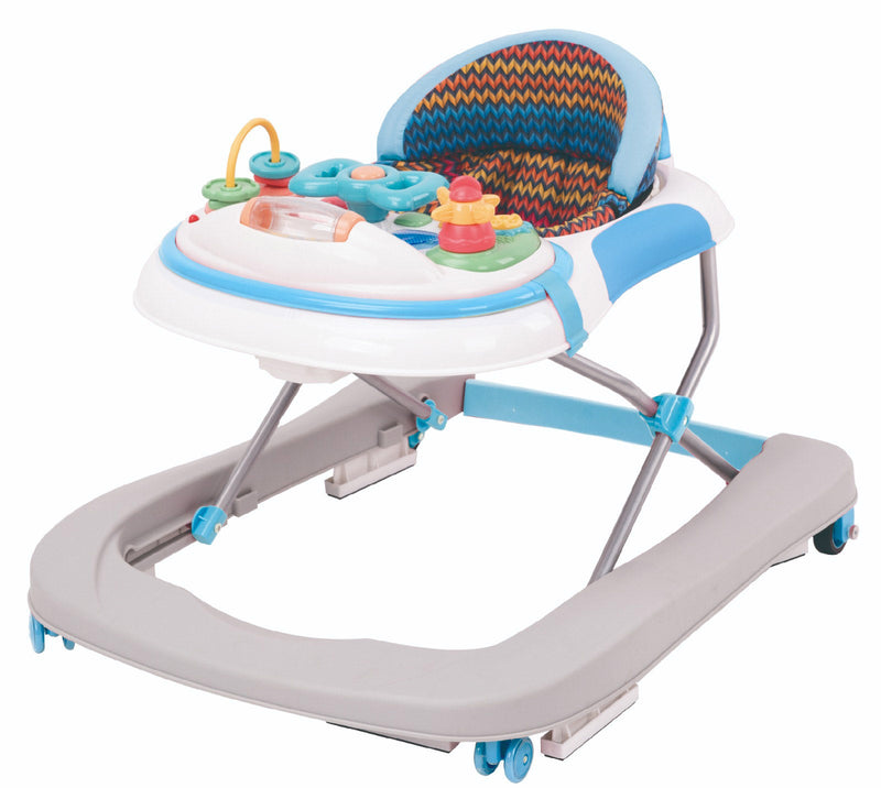 Girello per Bambini 3 Altezze Zibos Disco Aria Azzurro