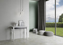 Consolle Allungabile 90x45-90x80 cm in Nobilitato Bianco
