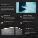 Vasca Idromassaggio Spa Oslo Aero Plus Smart con Wifi per 6 Persone 180x180x65 cm in Materiale Plastico Effetto legno      