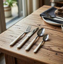 Servizio Set di Posate 24 pezzi in Acciaio Inox Eme Brio Avorio 18