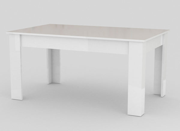 Tavolo Allungabile 90x140/190x75 cm Jesi Bianco Lucido prezzo