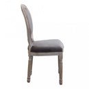 Sedia Constance 48x46x96 h cm in Velluto Tortora
