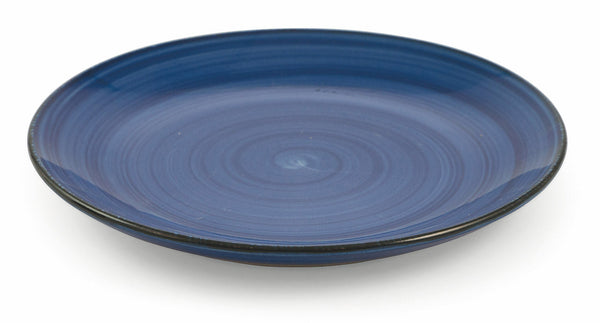 Set 6 Piatti Frutta Ø19x2 cm in Gres Villa d'Este Home Tivoli New Baita Blu prezzo