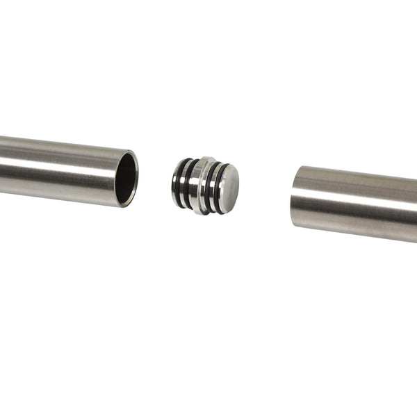 Kit Binario per Porta Scorrevole con Accessori in Acciaio Inox sconto