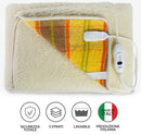 Coperta Termica Elettrica in Lana 100% Scaldaletto Maxi Scozzese Varie Misure