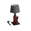 Lampada in resina cappello grigio cric cm Ø22,5xh45
