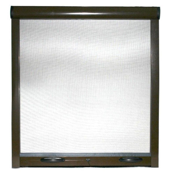 Zanzariera a Rullo per Finestre in Alluminio  Marrone Varie Misure prezzo