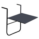 Tavolo da Ringhiera da Giardino in Ferro 60X56cm Vorghini Ring Antracite