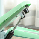 Stepper Monitor LCD con Manubrio e Gradino Regolabile 48x38x108-118 cm Verde 