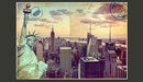 Fotomurale - Cartolina Da New York Carta Da Parato Erroi