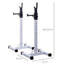 Supporto Bilanciere Porta Manubri per Pesistica Max 200kg 
