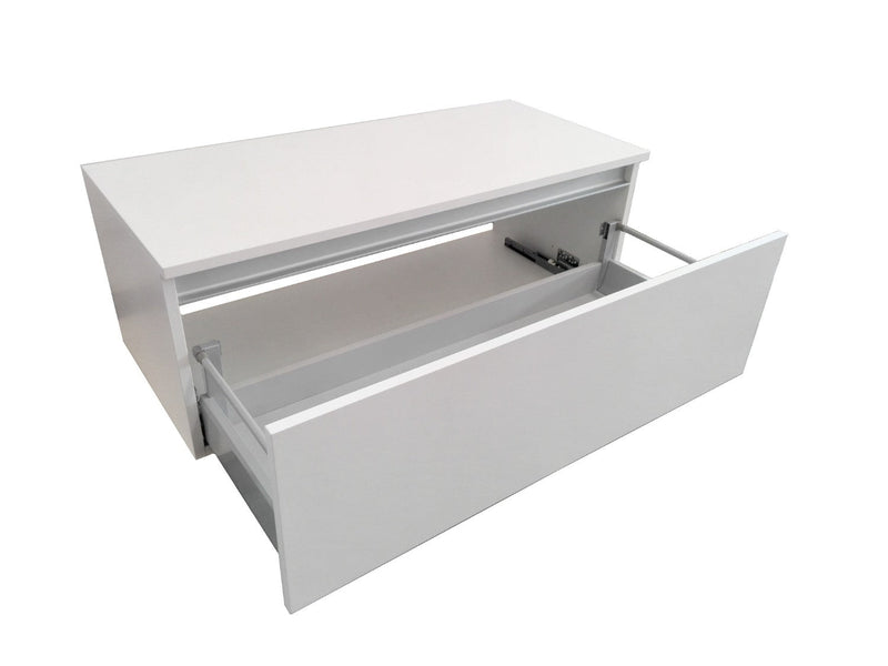 Mobile Bagno Sospeso 70 cm con Top in Legno TFT Ibiza Bianco Opaco
