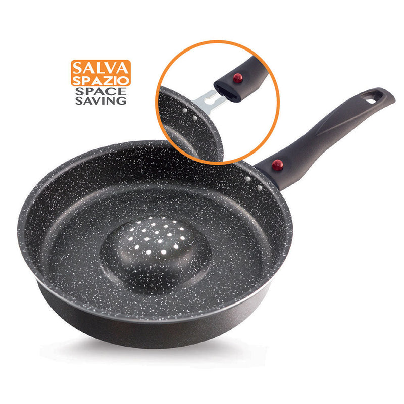 Padella Multiuso Multicooker 26 Cm Cottura Dietetica Ecostone