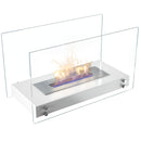 Camino a Bioetanolo da Pavimento 70x40,2 cm Flig Oakland Bianco