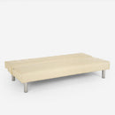 Divano Letto Clic Clac 180x64x70 cm in Similpelle Beige