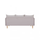 Divano 3 Posti Florin 188x84x51 h cm in Tessuto Beige