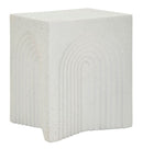 Tavolinetto Arc 47,5x58x47,5 cm in Mgo Crema      