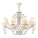 Lampadario Elegant in Metallo Brionia Beige