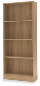 Libreria 4 Ripiani 73x24x170 cm in MDF Soriani Marrone Rovere