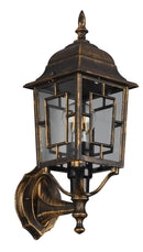 Applique da Esterno Attacco E27 in Alluminio Ruggine 