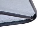 Tavolo da Giardino in Metallo e Vetro 140x80x70 cm  Champs