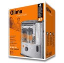Stufa a Combustibile Liquido Portatile Qlima R7227TC Grigia