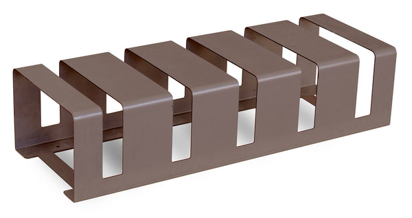Rastrelliera Portabici 5 Posti 106x38x24 cm in Metallo Verniciato Tortora acquista